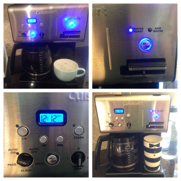 12-Cup Programmable Black Coffee Maker with Hot Water Dispenser